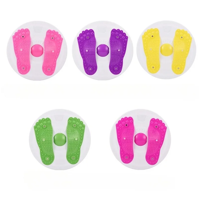 Home-use Indoor Pull-Cord Foot and Waist Rotation Disc with Magnets Foot Sole Massage and Waist Rotation Disc