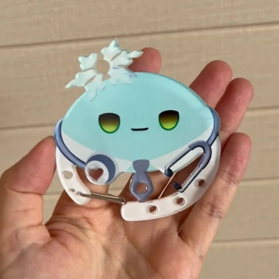 

Love and Deep Space Game Peripheral Zayne Acrylic Mountaineering Buckle Pendant Gift Decoration for Best Friends