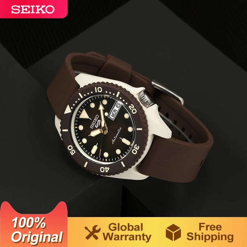 SEIKO 5 Relógio Mecânico Automático Original Para Homens 10Bar À Prova D 'Água Luminosa Marca Japonesa Relógios 4 cores