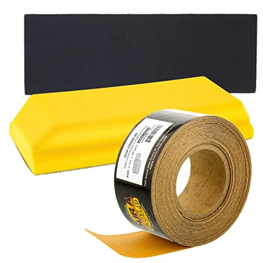 

Прямоугольный шлифовальный блок Pro Series 7-3/4" x 2-3/4" с креплением на липучке и адаптером PSA, зернистость 800, с липучкой PSA