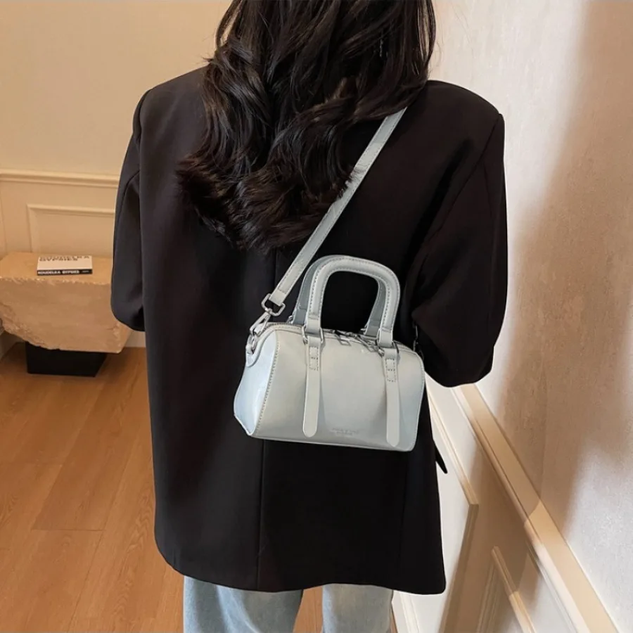 حقيبة نسائية عصرية جديدة راقية ومتعددة الاستخدامات وبسيطة بكتف واحد حقيبة كروس للركاب حقائب بوسطن المحمولة #4