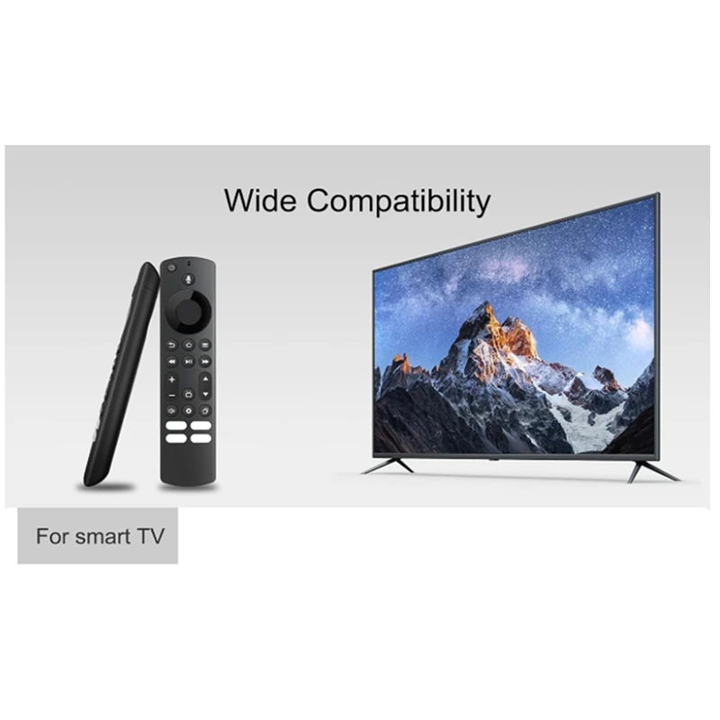 交換用音声リモコン Insignia、東芝、パイオニア スマート TV、Fire スマート TV と互換性あり