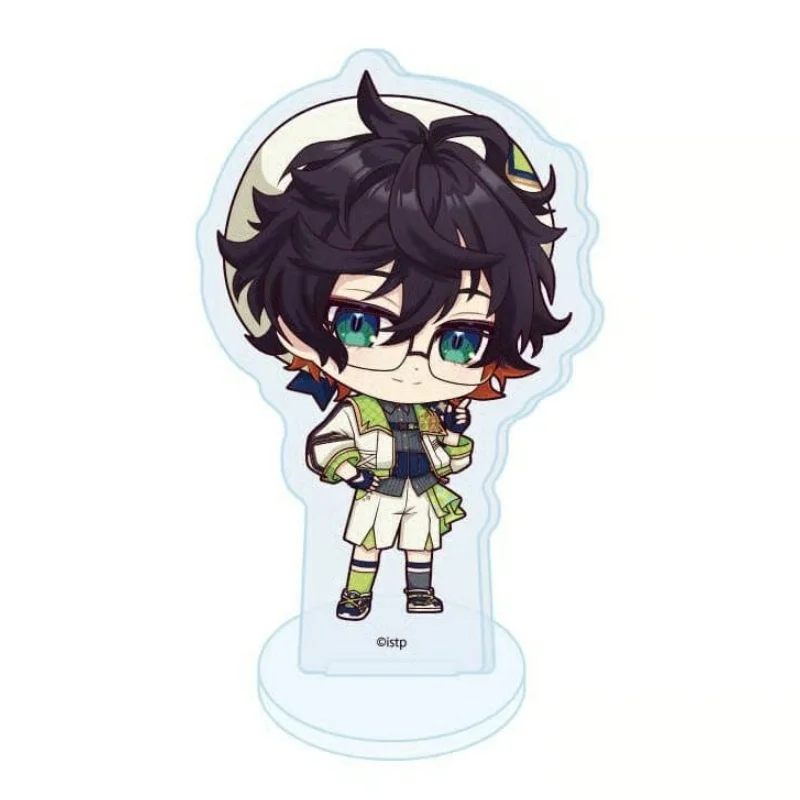 Idol Show Time Stand Keychain  Oguchi Tora Cosplay Acrylic Model Standing Sign Keychain Topper Holder Desk Decor Q-style 10cm