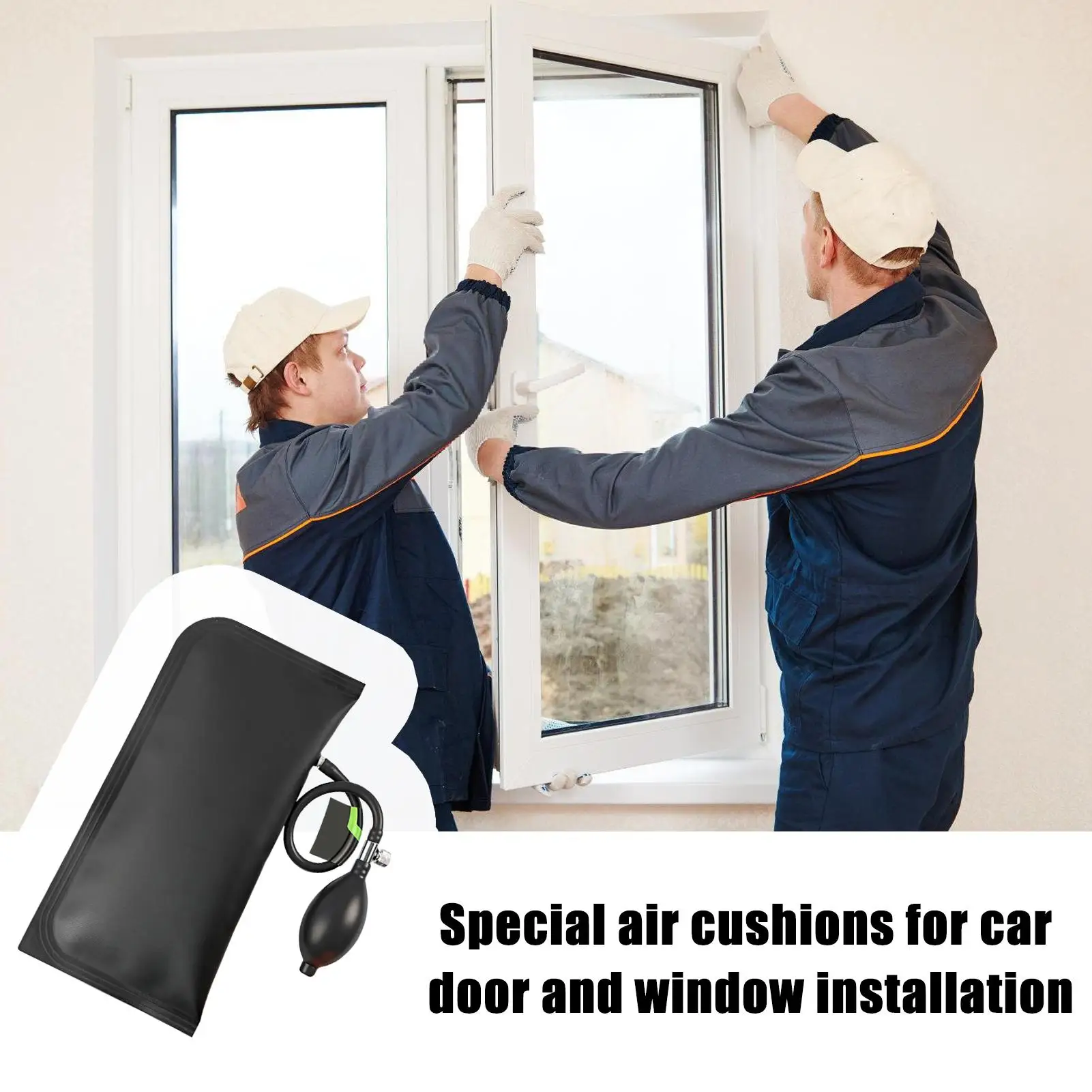 

Air Wedge Pump Vehicle Installation Air Pump Bag Door Lockout Cushion For Window Frame Panel Home Garage Parking Lot Road