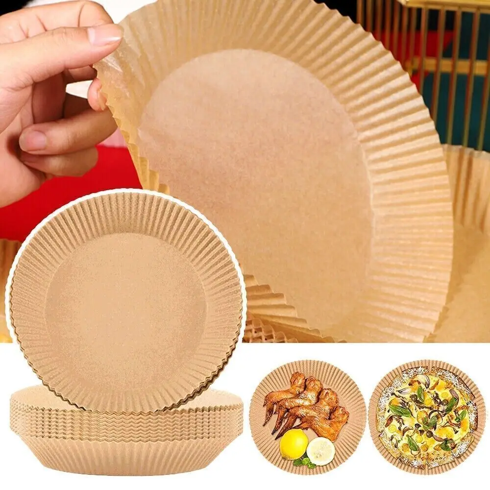 150pcs 16cm Disposable Non-Stick Air Fryer Steamer Paper Er Parchment Baking Adaptability