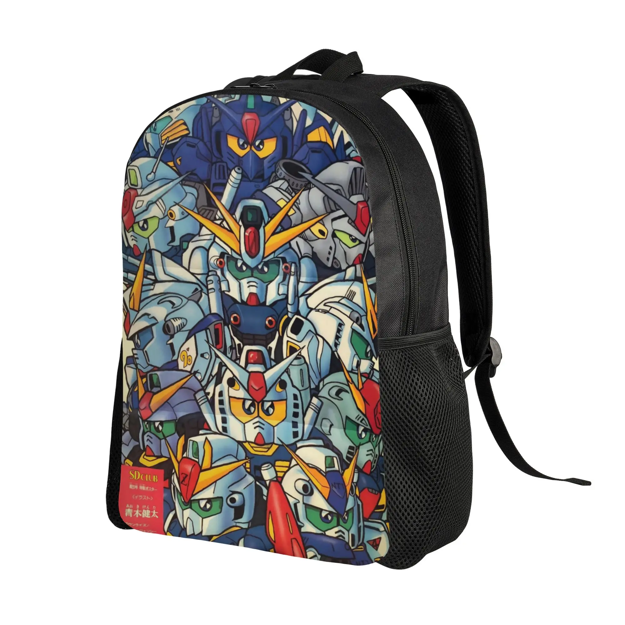 mobile suit gundams Little Backpack for Girls Boys Toddler Cartoon Preschool Backpacks School Bags