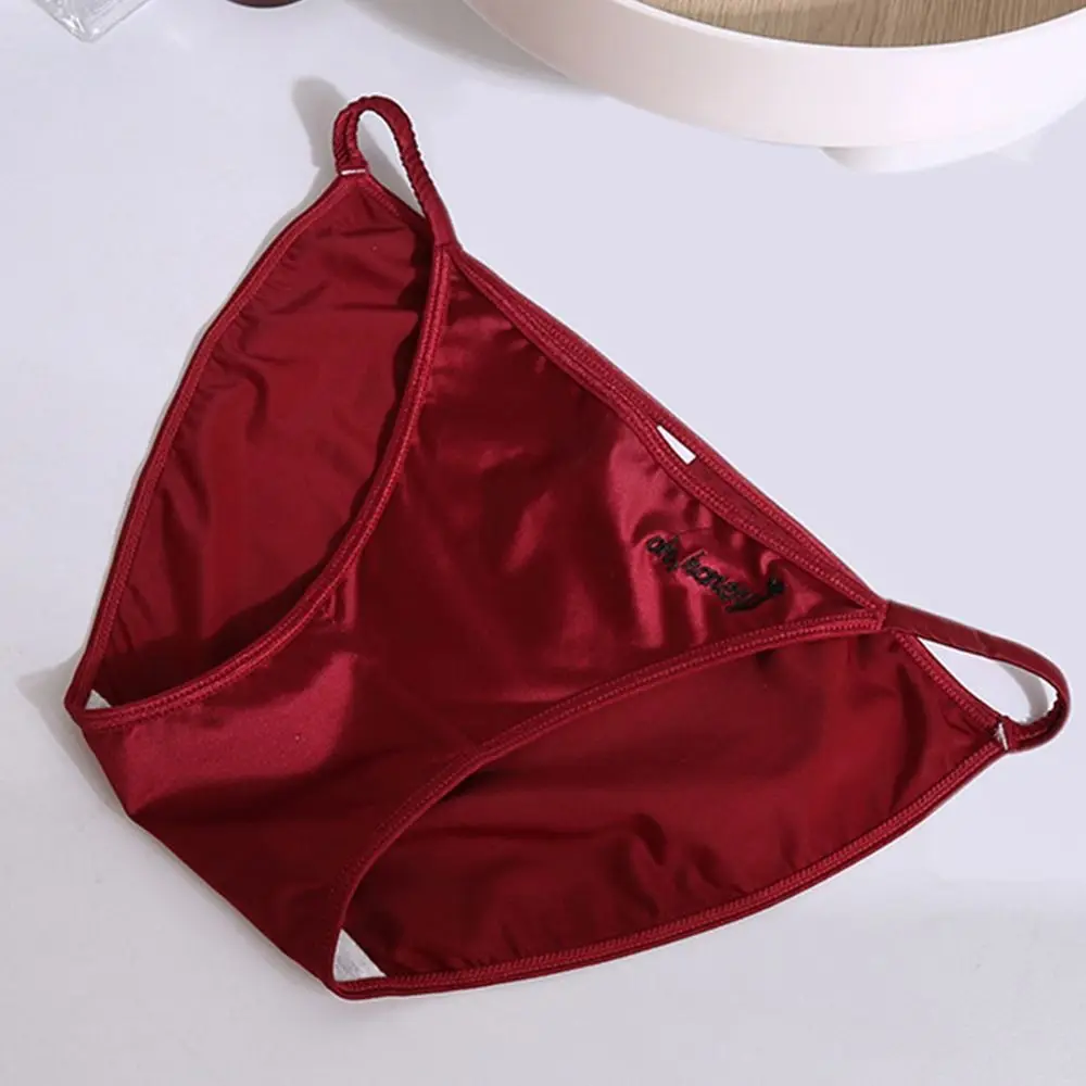 Cotton Crotch Girls Thin Strap Intimates Seamless Underwear Letter Print Underwear Women Briefs Women Stain Panties