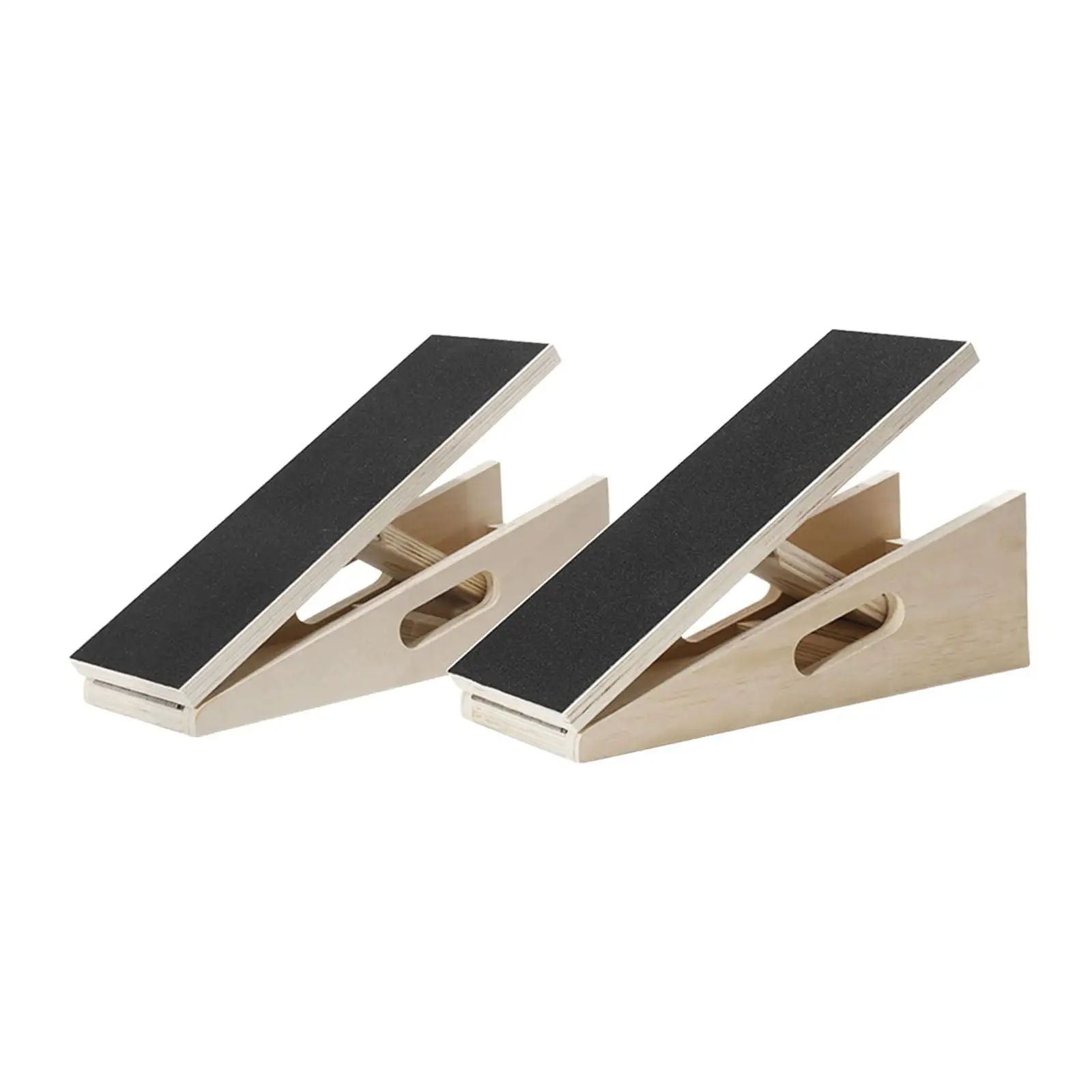

Slant Board Calf Stretcher Folded Wood Training Equipment Nonslip Stretch Board