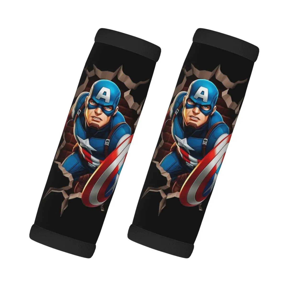 

Custom Captain America Americana Luggage Handle Wrap Suitcase Identifier 2 Pack Refrigerator Handle