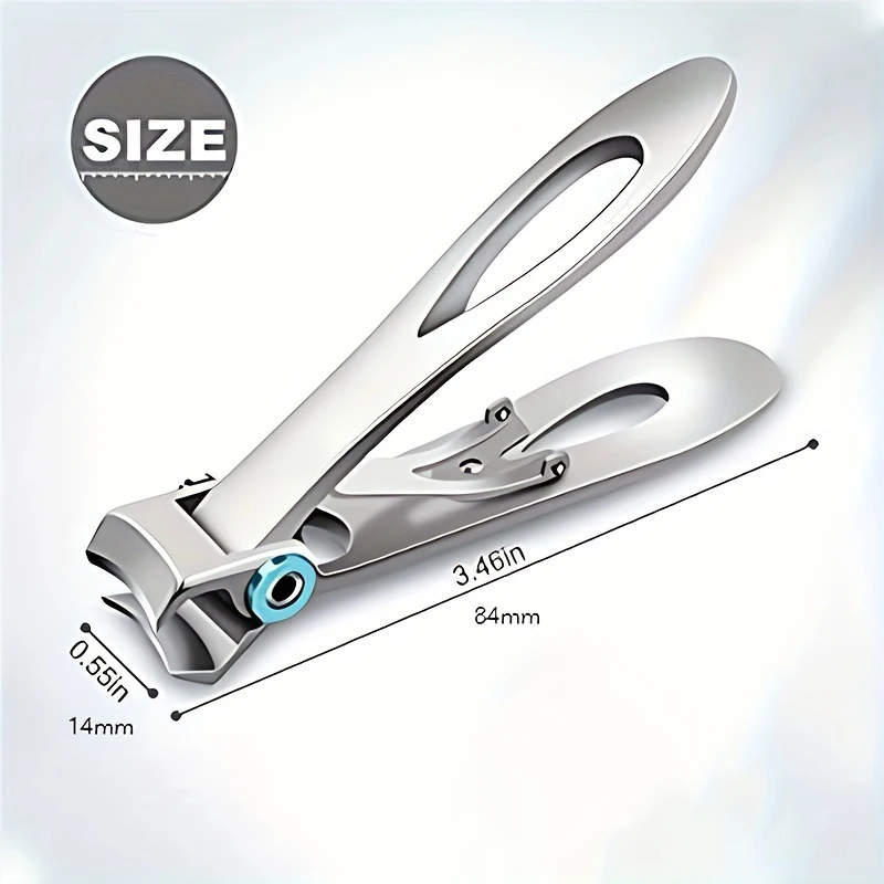 

1Pcs High quality Nail Clippers Stainless Steel Are Available Manicure Fingernail Cutter Thick Hard Toenail Scissors tools