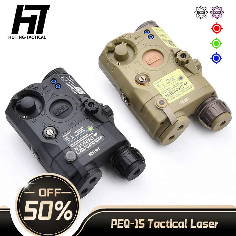 

AN/UHP PEQ-15 Airsoft Red Green Blue Dot Laser Sight PEQ15 Battery Box Tactical SF M600 M300 M600C Flashlight Weapon Light