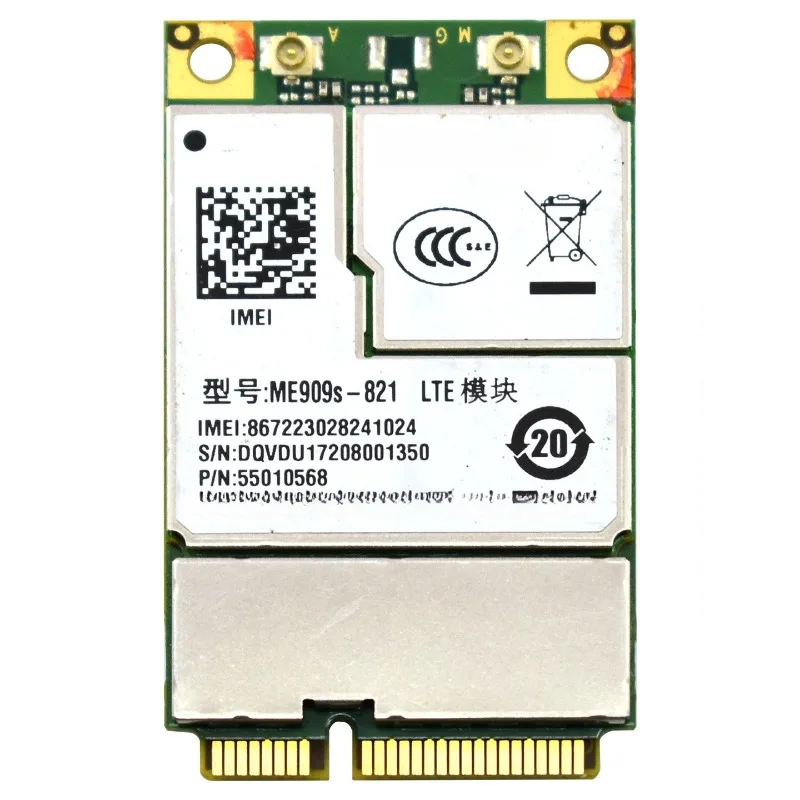 Used ME909s-821 LTE MiniPCIe Wireless Module 4G Full Netcom IoT Communication