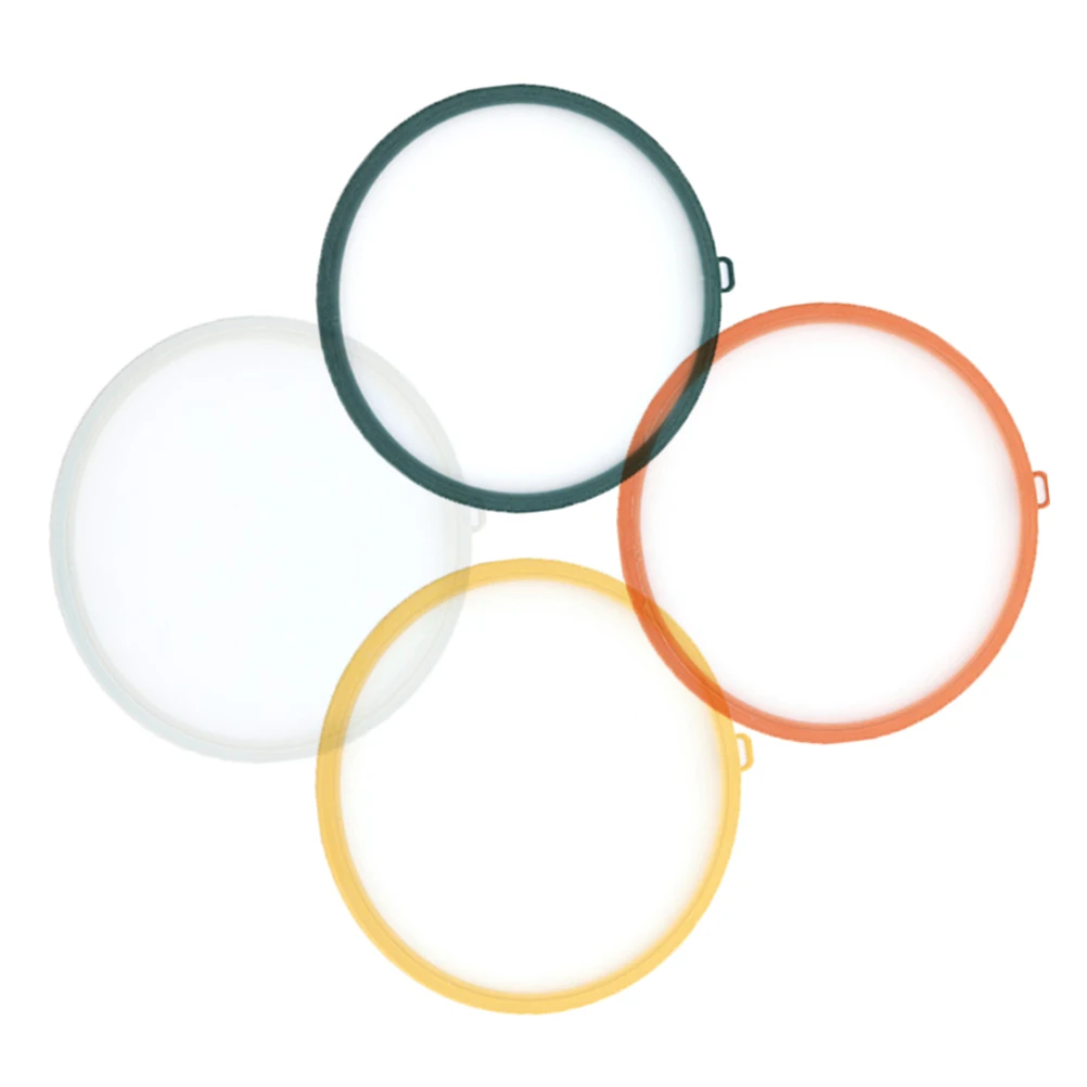 

4pcs Universal Silicone Sealed Food Preservation Bowl Stretch Lids Fresh Keeping Covers For Kitchen Supplies Airtight Seal Lids