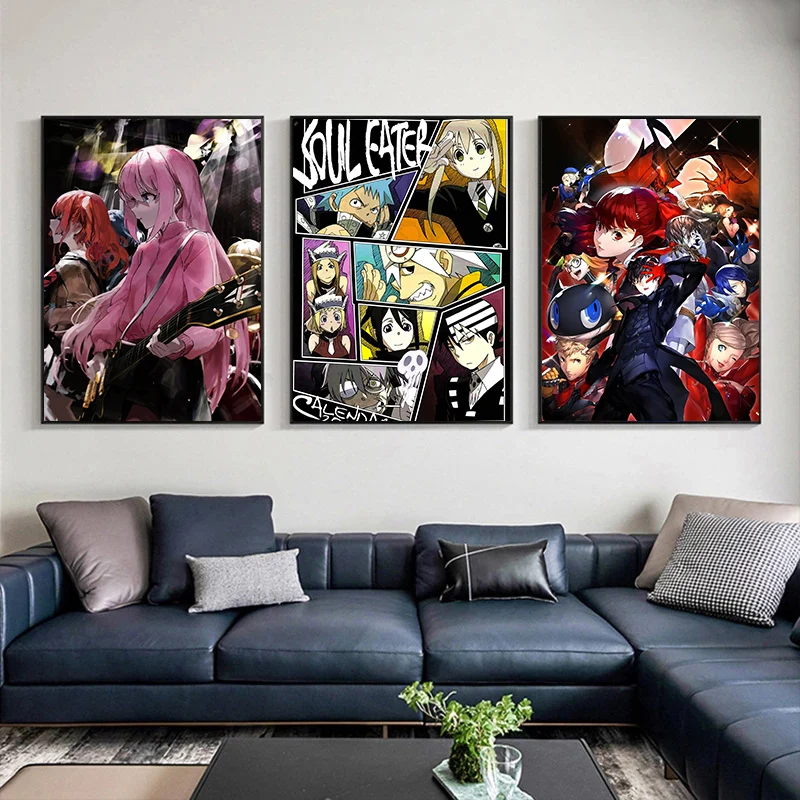 Lei Chan Royal 5 Persona Poster  Art Canvas Paintings and Print Wall Art Picture for Living Room Home Decoration Cuadros