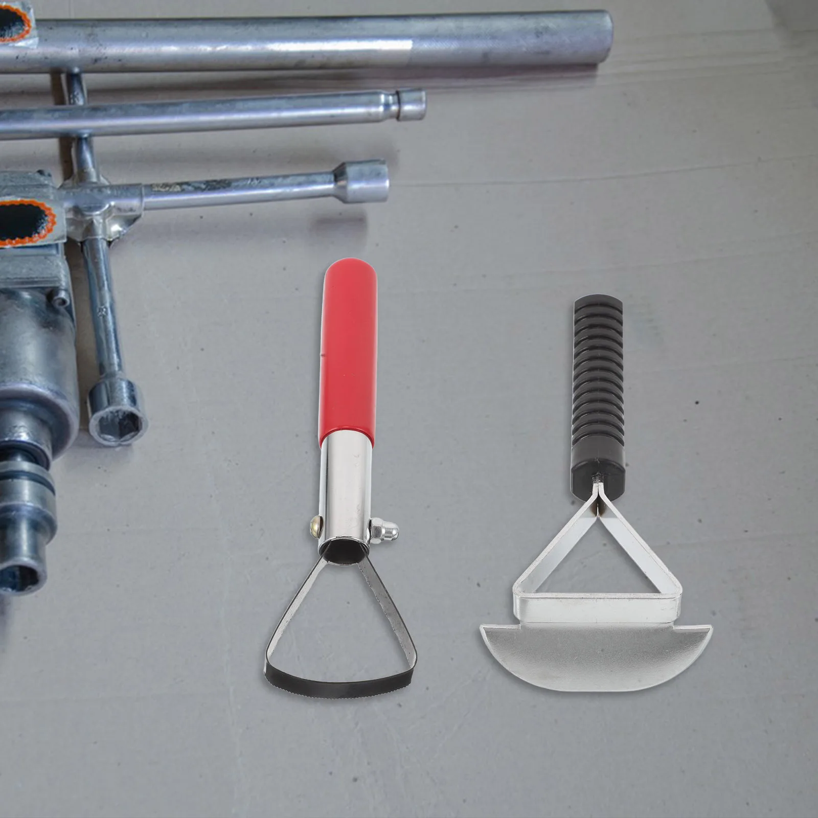 

2Pcs Metal Tire Repair Scraper Tool Durable Efficient Car Motorcycle Truck Tractor Patch Kit Scraping Balancing Versatile