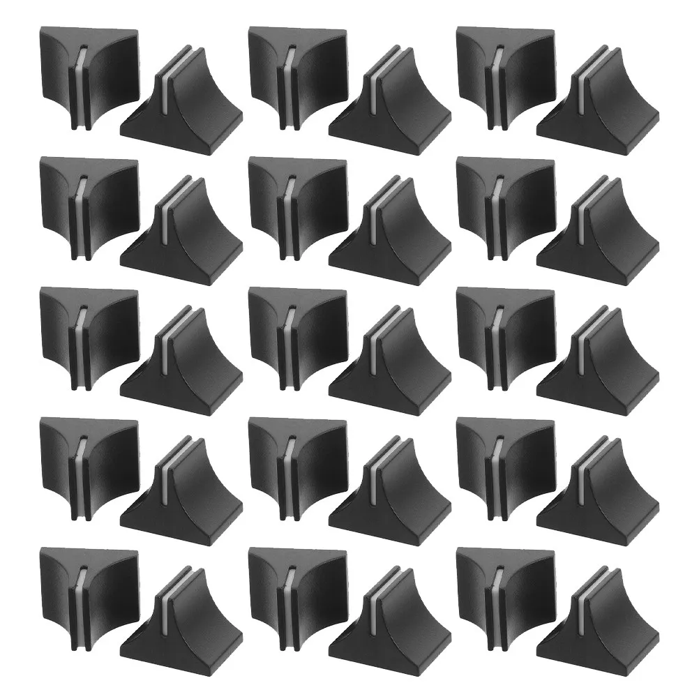 30Pcs Slim Minimalist Slider Caps for Console Mixers Sound Cards Straight Slide Potentiometers Fader Knob Replacement Parts