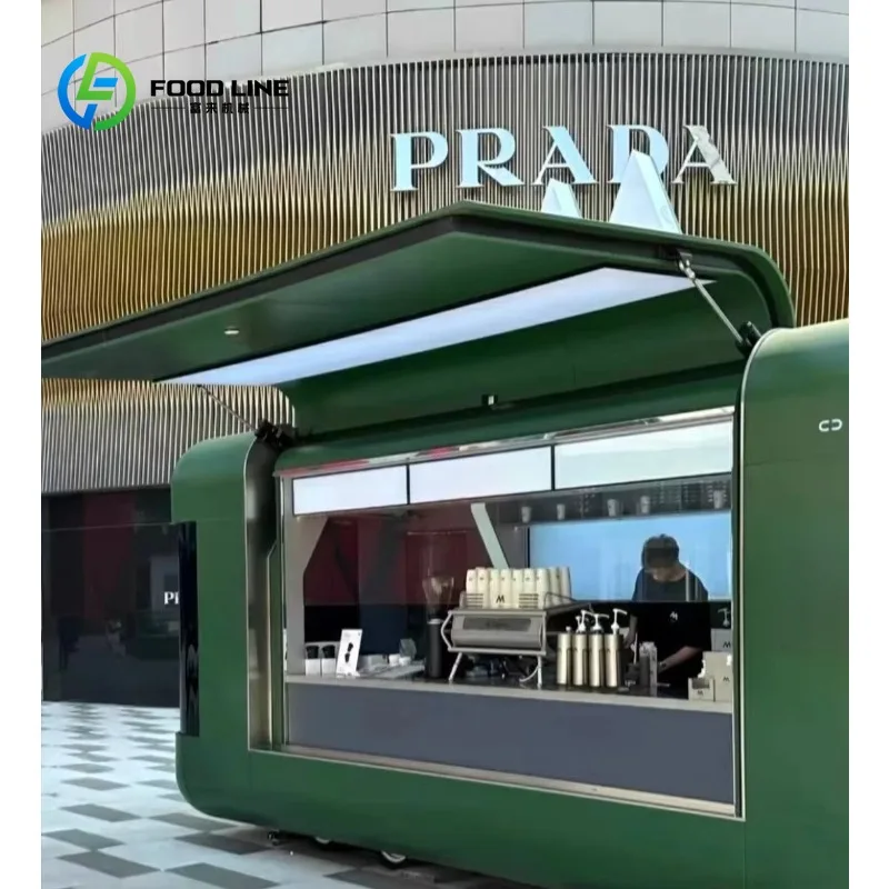 

Qingfeng Mobile Food Cart Commercial Grade Durable Steel Structure for Street Market Park Mall High Efficiency Customized