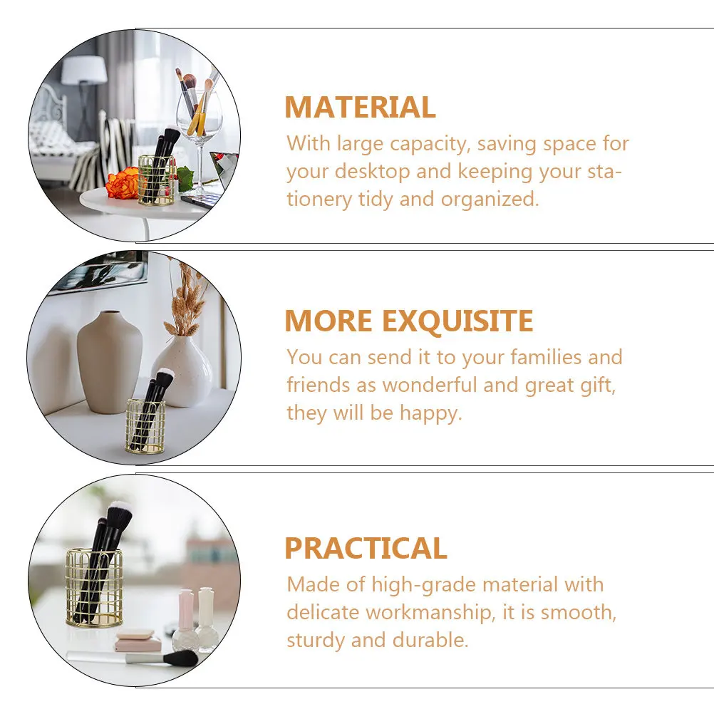 

Набор из 2 металлических подставок для карандашей, большой вместительный настольный органайзер для ручек, маркеров, линеек, для учебы, офиса, декора рабочего стола