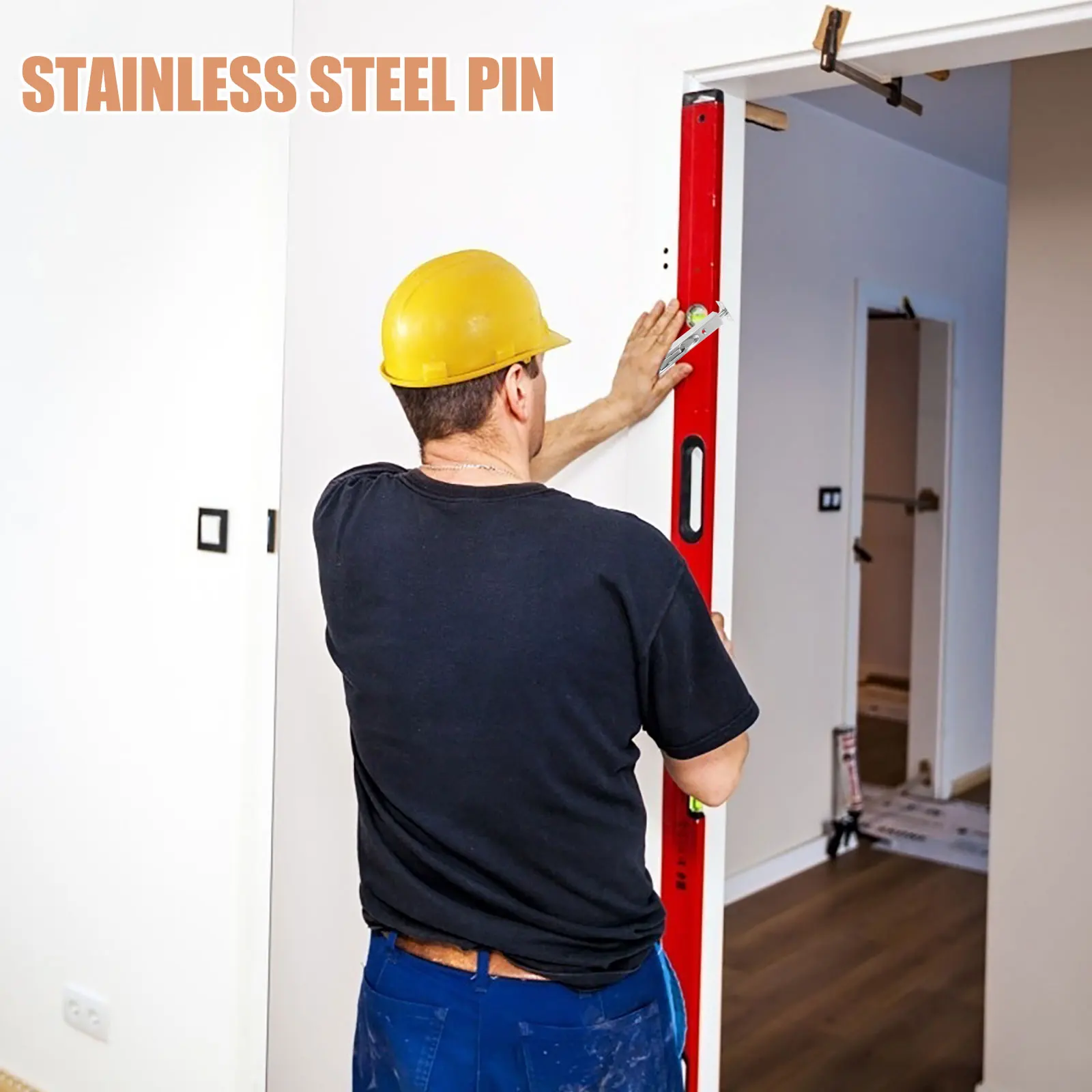 

1 Set 6 Inch Stainless Steel Flush Bolt Latch Box Design Concealed Door Lock For Double French Garage Doors Hidden Security