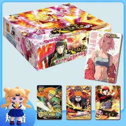 Newest Case Wholesale Price HY-1602 Naruto Collection Card Little Dino Hinata Sakura Sasuke Booster Box TCG Hobby Gift