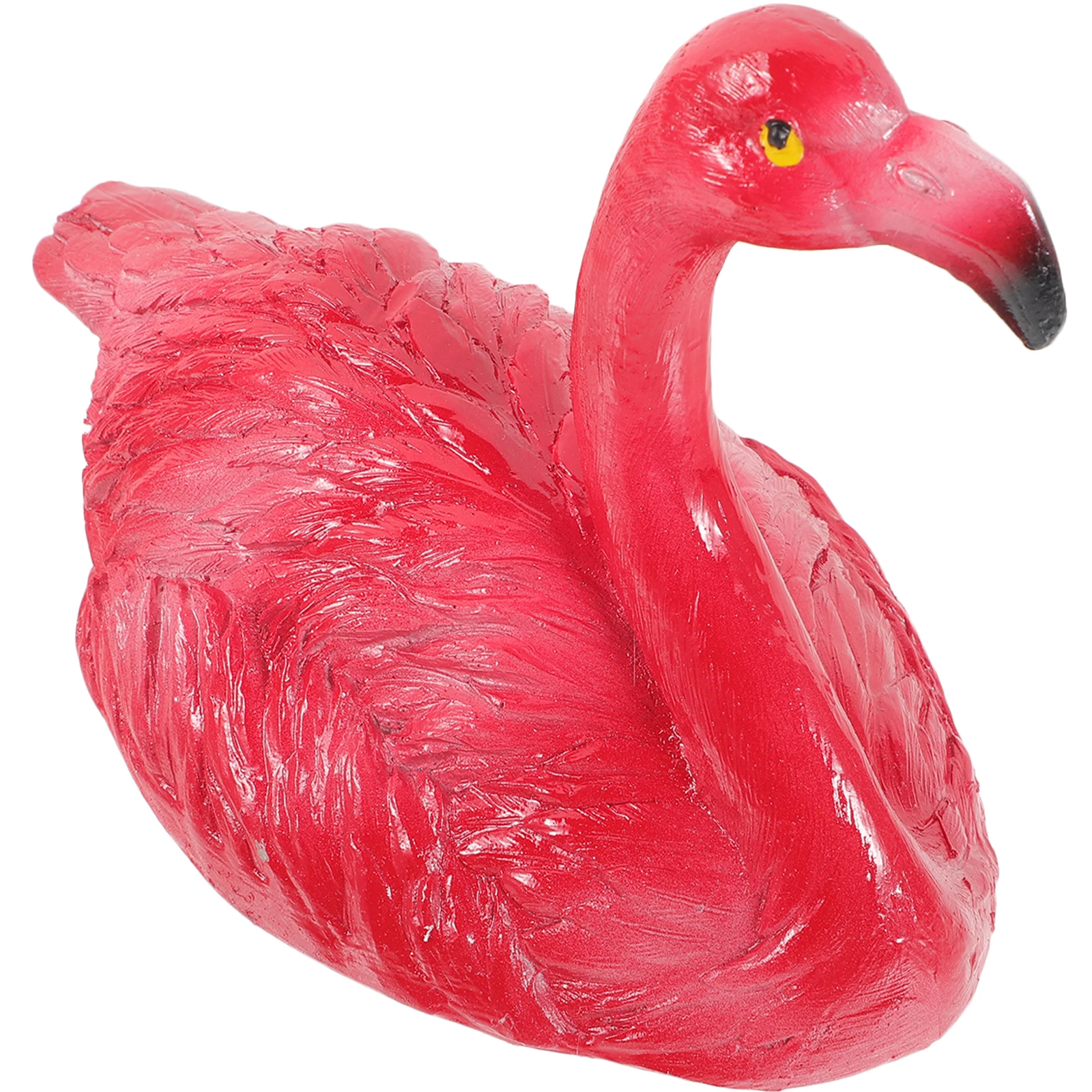 

Aquarium Floating Water Flamingo Ornaments Decoration Resin Fish Tank Sculpture