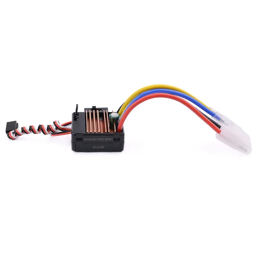 Overtref Hobby 550 geborstelde motor-12T/21T/27T/35T Multi-Turn 60A ESC Combo voor 1/10 1/12 HSP/HPI/Wltoys/Kyosho Crawler Off-Road Auto