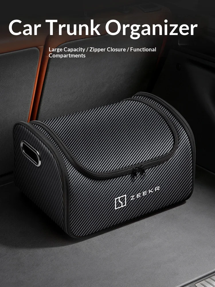 Car Trunk Organizing And Storage Box Large-capacity organizing and storage bag For ZEEKR 001 003 009 Automotive supplies