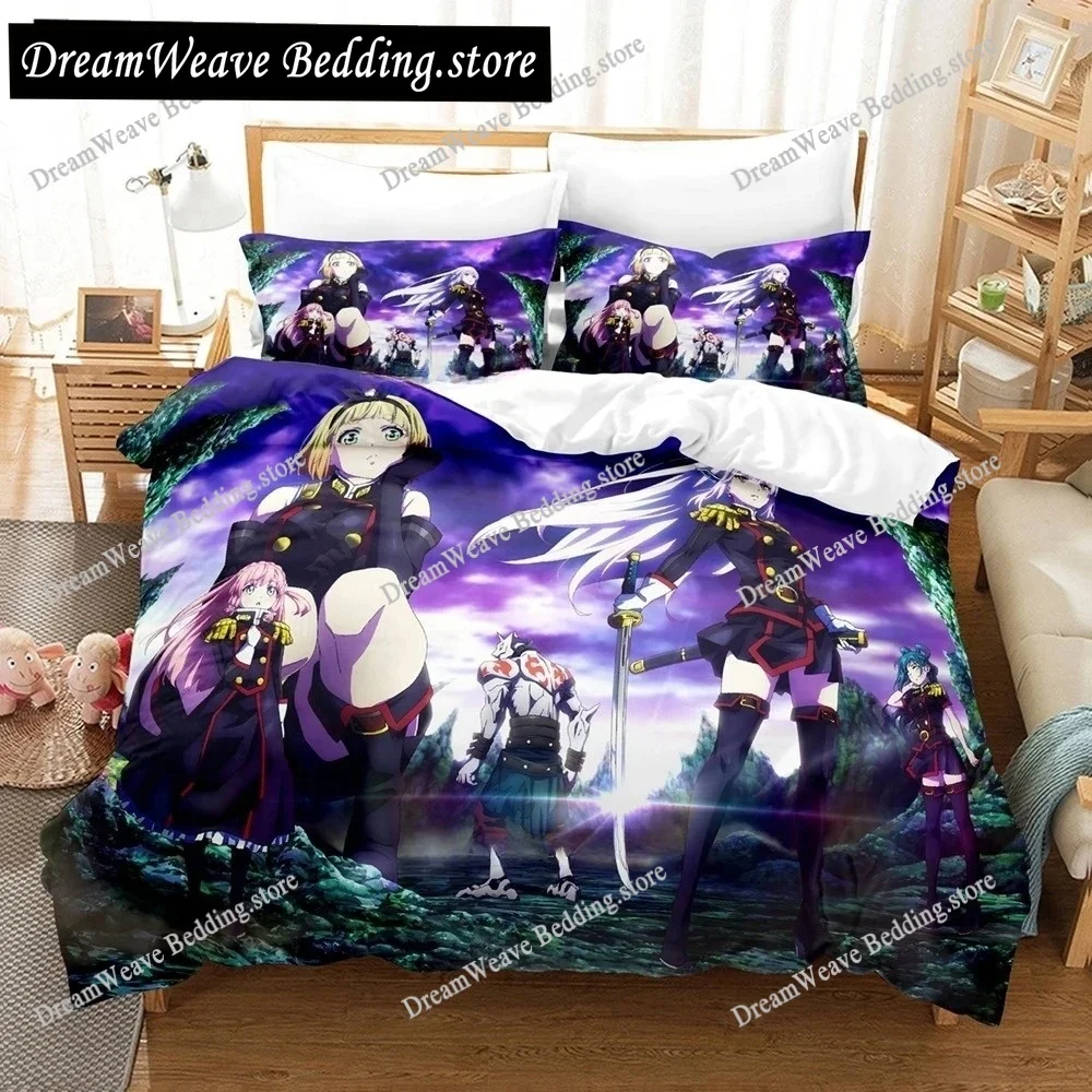 

3D Printed Anime Chained Soldier Bedding Set Duvet Cover Bedroom Comforter Single Twin King _Size Quilt Cover Home Textiles