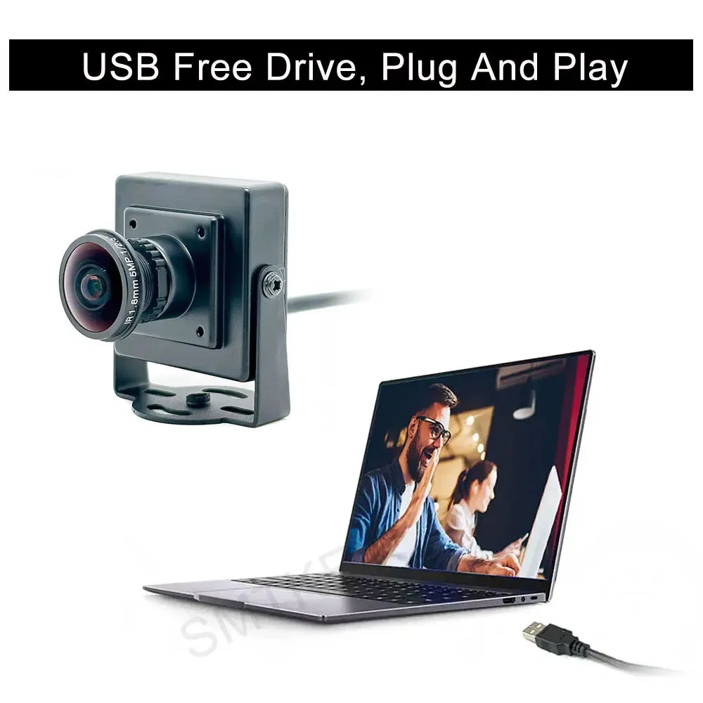 2K 4MP / 4K 8MP USB Mini USB Webcam Wide Angle 170/150degree 120degree 30fps High Speed Plug And Play Live Streaming USB Camera