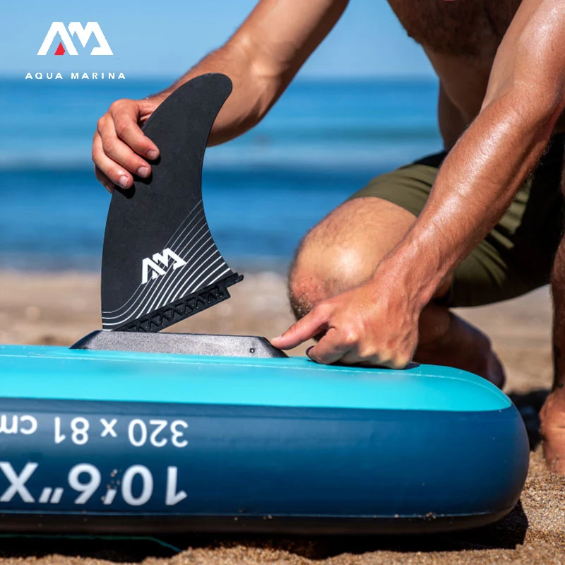 

Надувной стабилизатор-руль AQUA MARINA SUP Large Fin для сапборда, комплект для водных видов спорта, с замком Press Lock