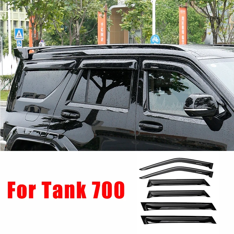 

For Great Wall Tank 700 Window Rain Shield Eyebrow Rain Shield Car Modification Exterior Accessories