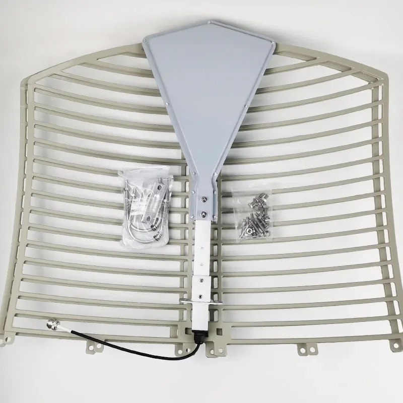 Outdoor Long Range Bipolarized Parabolic Grid Antenna for 2G 3G 4G 5G Directional Mobile Phone Signal