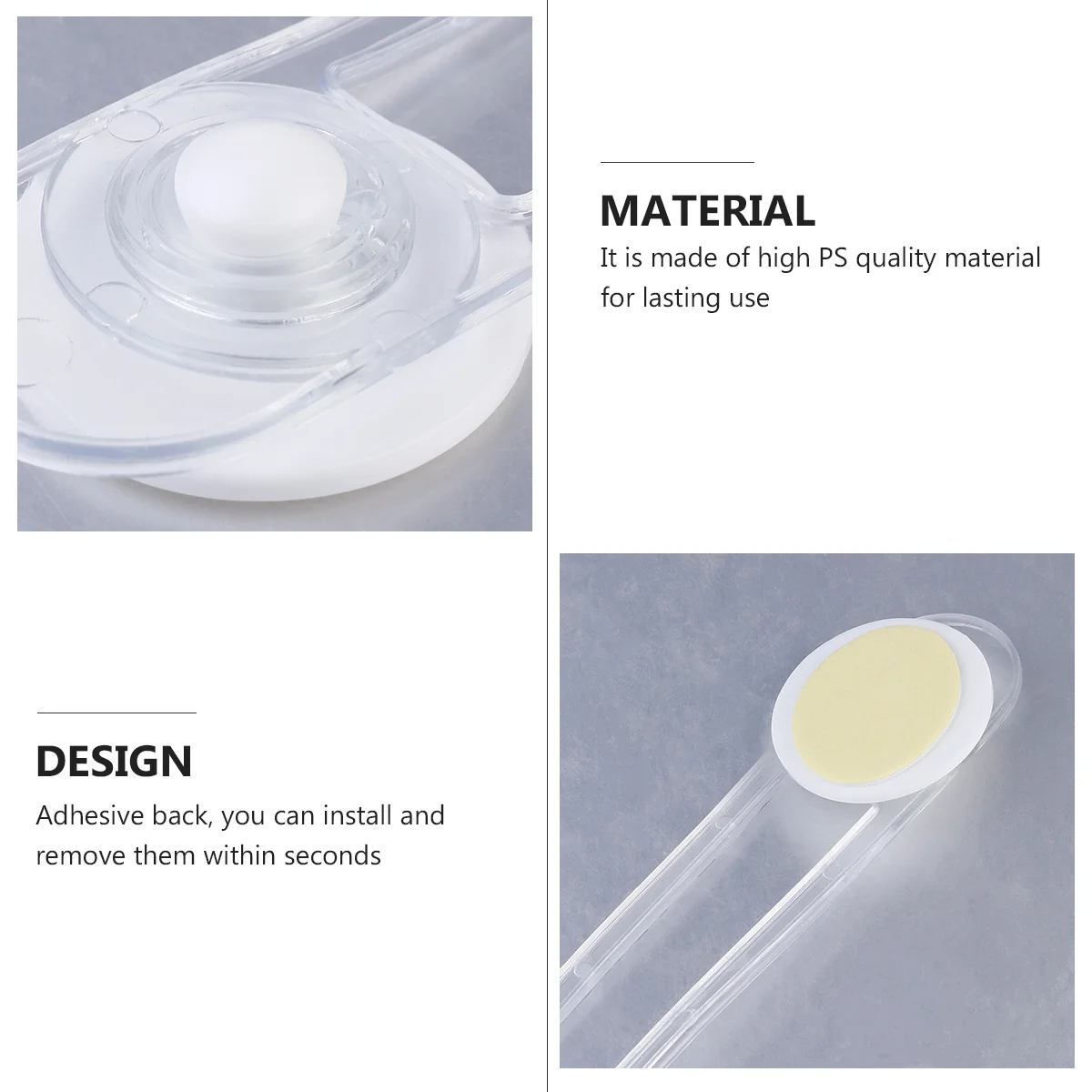 

12pcs Drawer Locks Transparent Baby Safety Latch For Cabinets Refrigerator Doors Drawers Appliances Toilet Cabinet Locks