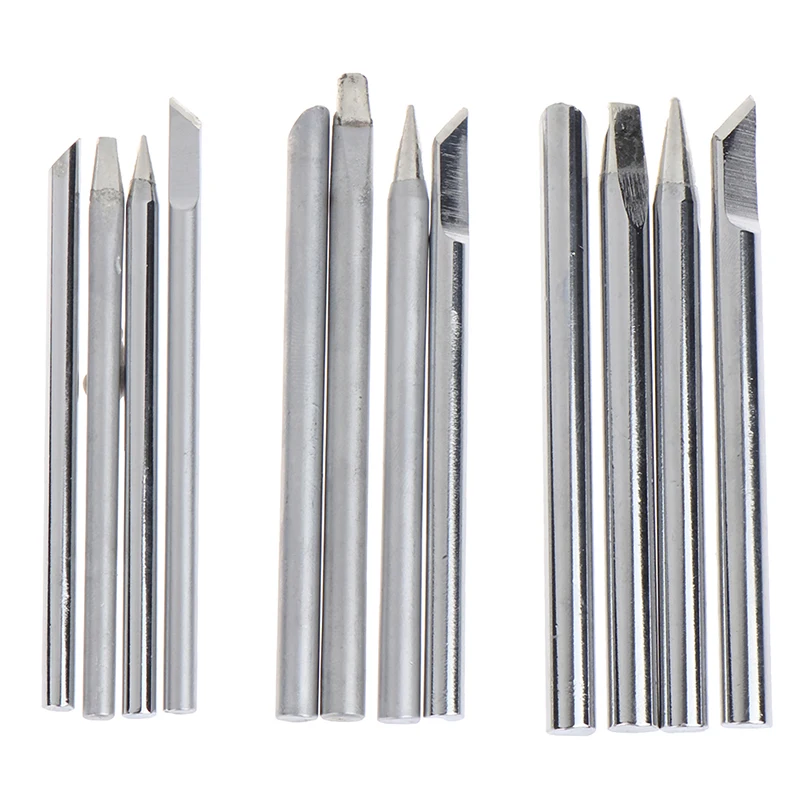 4Pcs/Set Soldering Iron Tip 30w 40w 60w For External Heat Soldering Irons Copper Head Replaceable Welding Tips Soldering Tools view 3