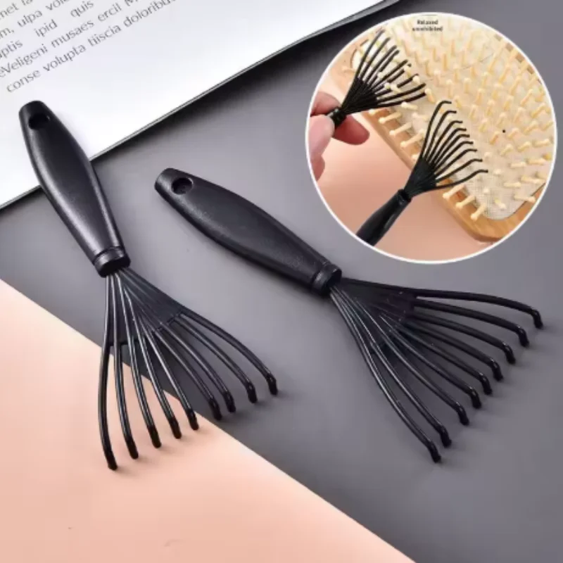 1/3/5/10pcs mix Comb Hair Brush Cleaner Plastic Handle Cleaning Remover Embedded Hair Brush Cleaning Tool