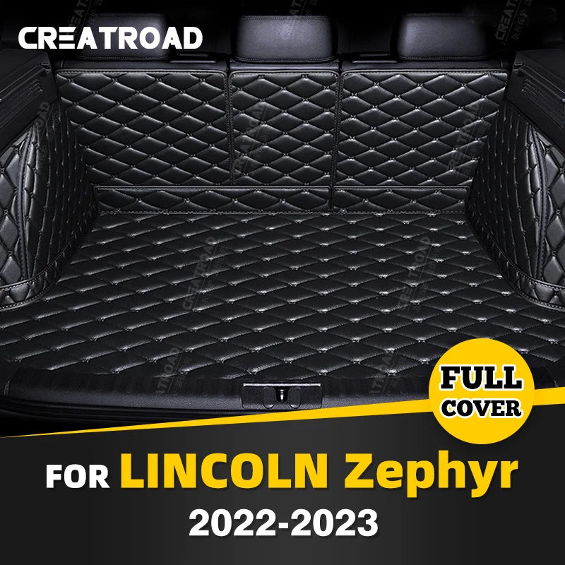 

Auto Full Coverage Trunk Mat For Lincoln Zephyr 2022 2023 Car Boot Cover Pad Cargo Liner Interior Protector Accessories