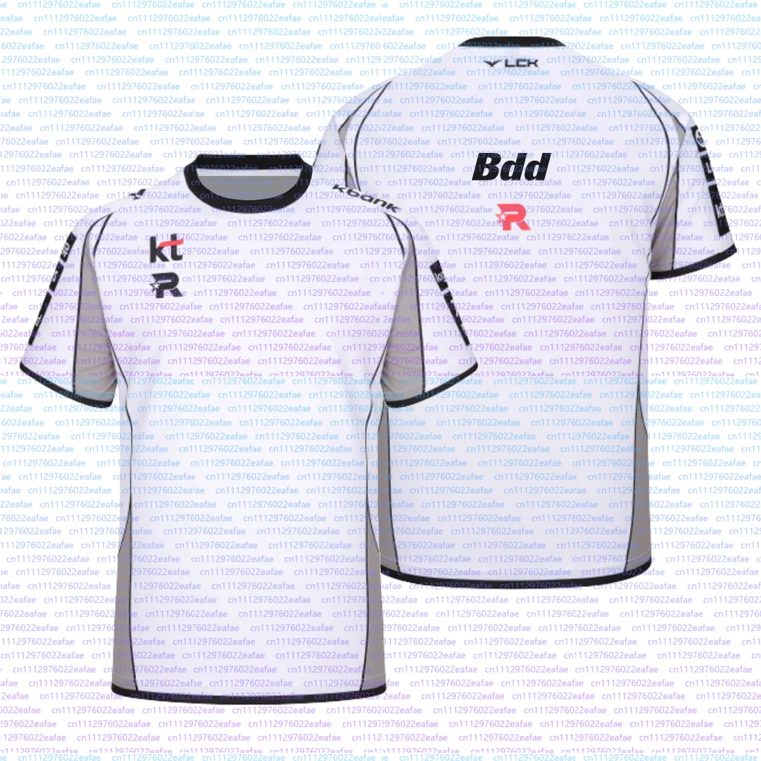 LCK Cup Bdd Team 2026 KT Rolster Fans Jersey Men's Women's Summer Breathable Round Neck Short Sleeve Man Casual T-shirt Tops Tee