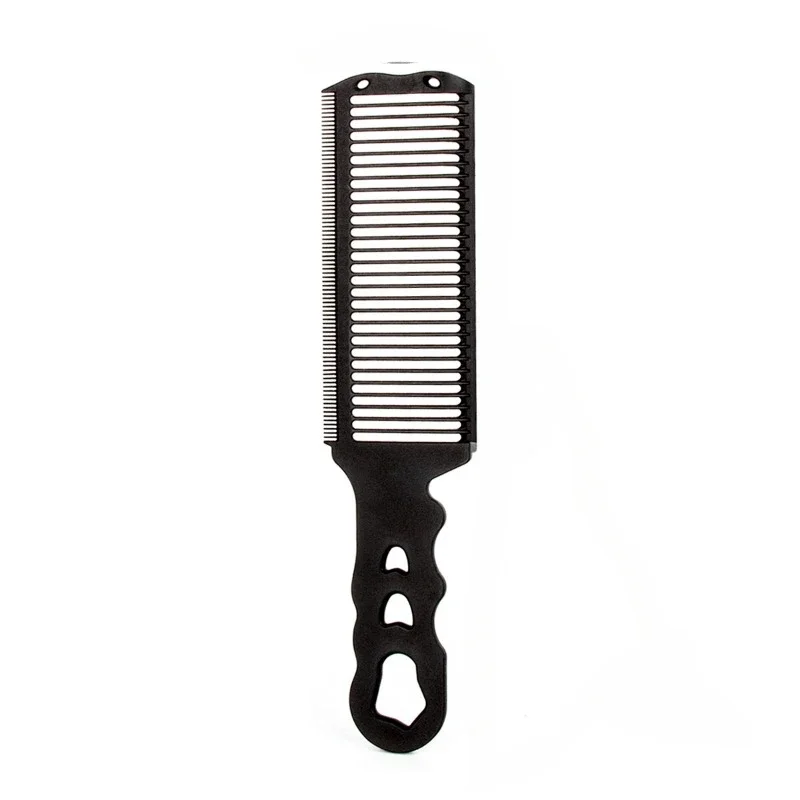 

1pc Pro Hair Comb Resin Material Hair Clipper Comb Anti-static Barber Hair Cutting Comb Hairdressing Flat Combs For Men