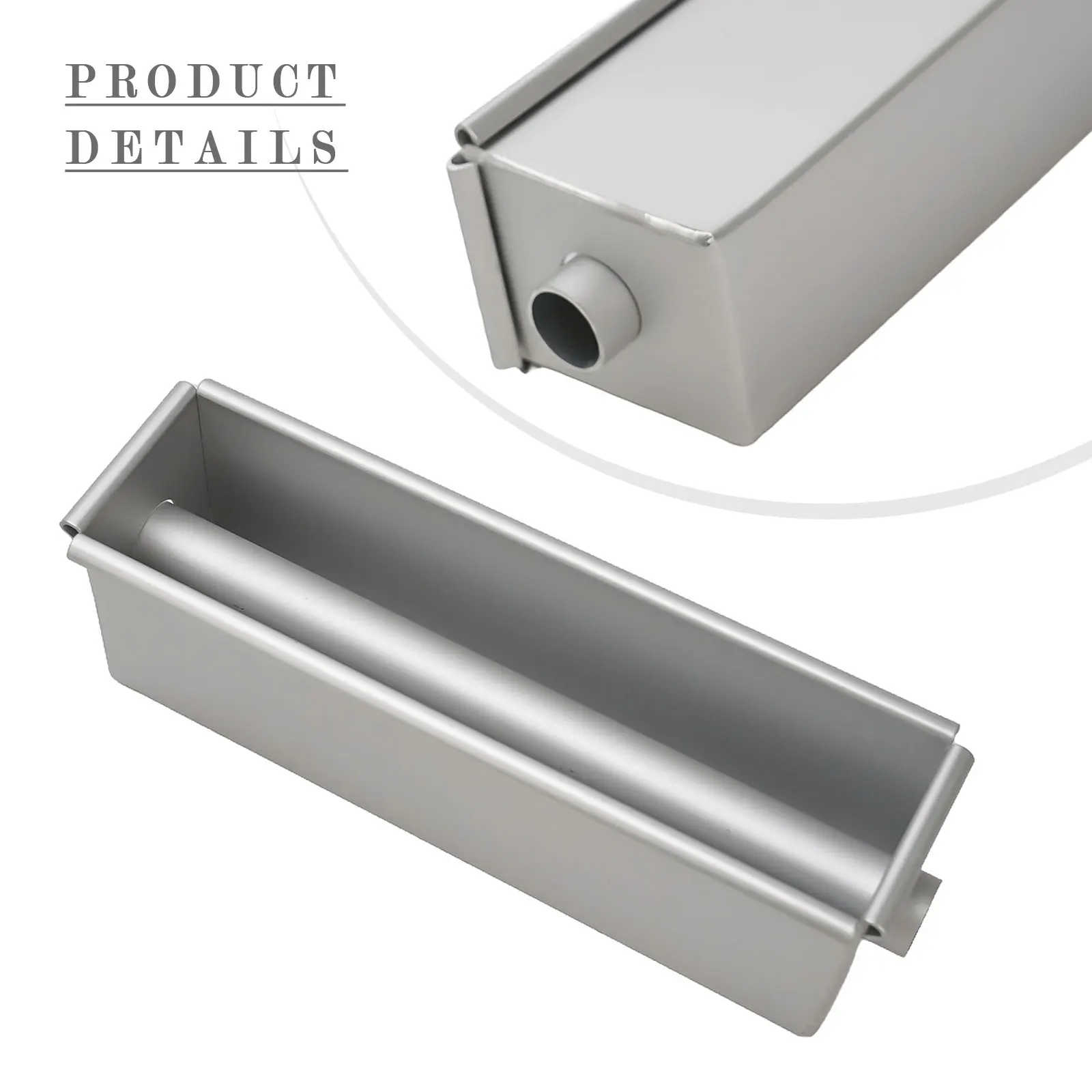 1 Pcs for aluminium Alloy Square Bread Loaf Pan With Center Tube DIY Cake Tools Non-Stick Flowing Heart Cake Bread for mold