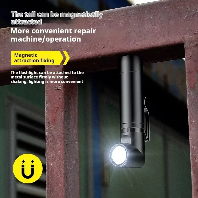 Philips 2025 New SFL2201 Magnetic Work Torch 90° Swivel Emergency Headlamp Corner Light for All Kinds of Professional Work