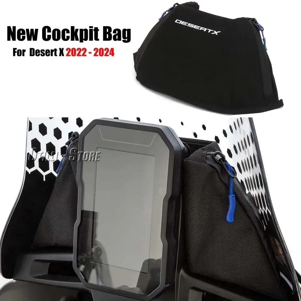 

New Storage Bag Fairing Bags Windshield Instrument Package Cockpit bag For Ducati DesertX DESERT X Desert X 2022 2023 2024