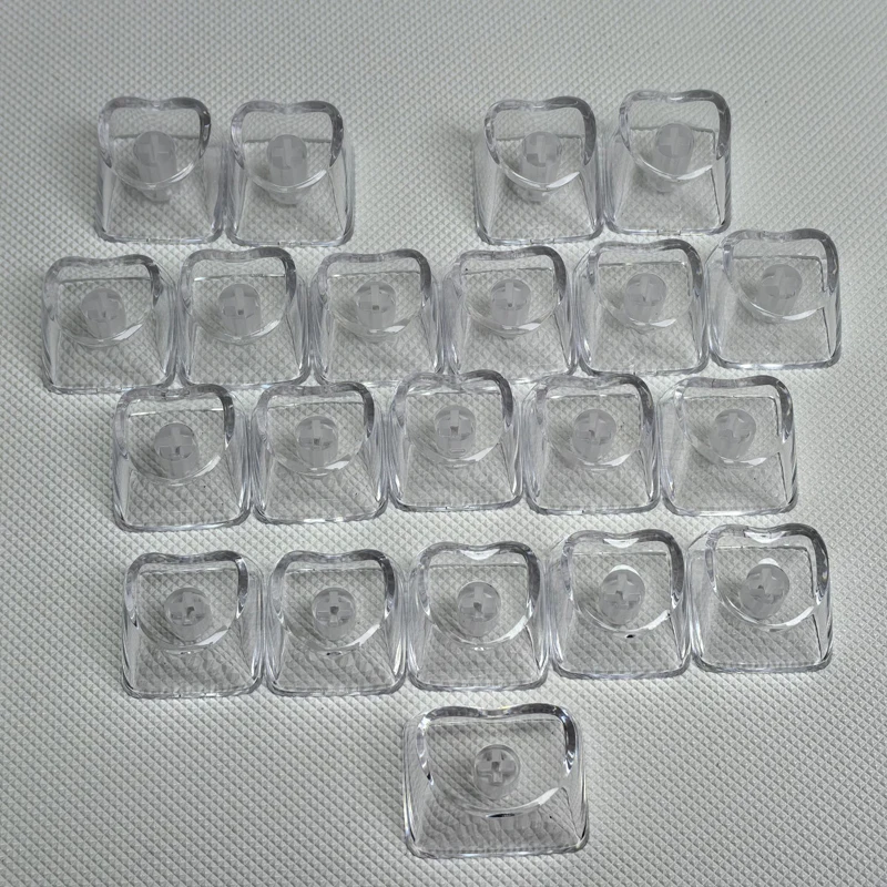 21 Keys Transparent Heart / Cat Shape Keycaps Pink Red White Color Keys for Mechanical Keyboard image 4