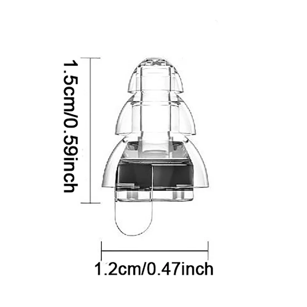 3-Layer Strong Soundproof Earplugs, Swimming Earplugs, Portable, Washable and Reusable, Suitable for Sleep Noise Reduction, a Great Companion for Home and Travel