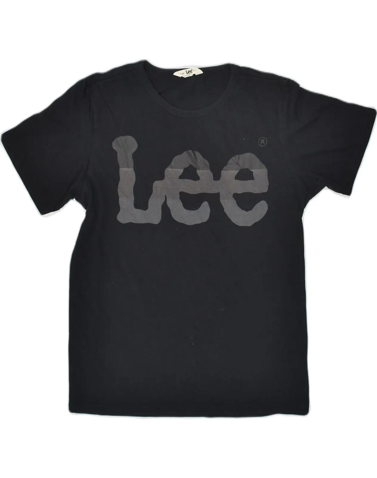 

LEE Mens Graphic T-Shirt Top Small Black AJ09