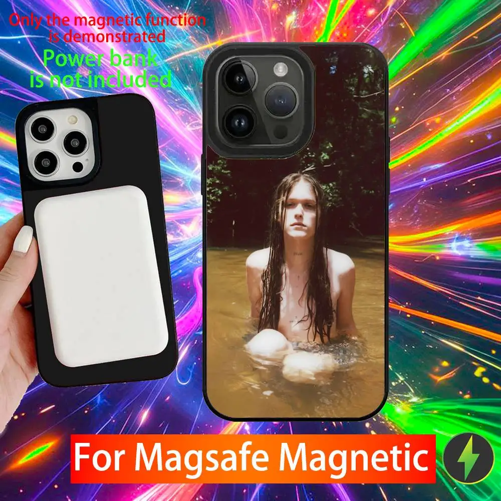 حافظة هاتف Ethel Cain Perverts لهاتف iPhone 16,15,14,13,12,11,Pro,Max,Plus,Mini,SE شحن لاسلكي مغناطيسي جديد Magsafe