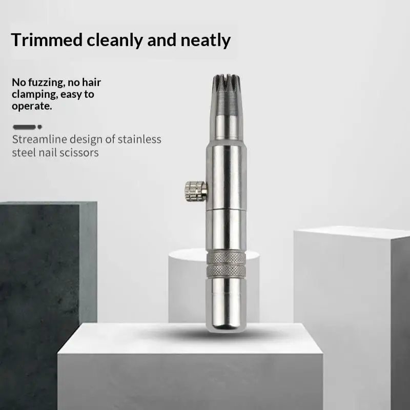 Ear And Nose Hair Trimmer Clipper Painless Hair Trimmer For Men Women Manual Trimmer With Waterproof Hand Wash Easy Cleansing