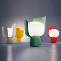 Italy Blom Table table lamp Nordic Colorful Rotating Petals Light Designer Art Child bedroom study office Cute night Desk Lamp