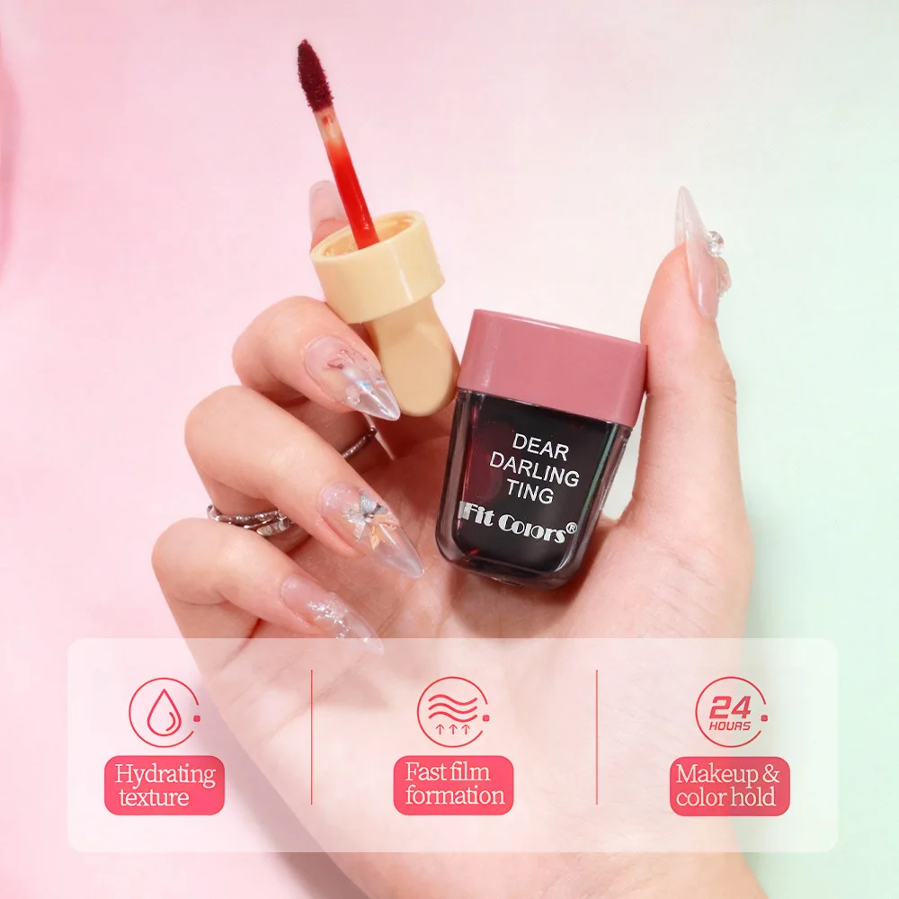 Waterproof Ice Cream Lip Stain Matte Velvet Finish Transfer Proof Long Lasting Non Fading Lip Gloss Makeup Gift for Women