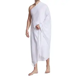 2pcs Muslim Hajj Towel Elegant Soft Breathable Lightweight Hajj Ehram Gift Suitable for Any Season Every Outfit Any Occasion