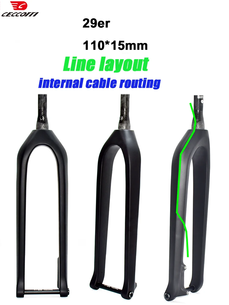 CECCOTTI 2025 New T1000 Carbon Mountain Bike Frame Full Internal Routing 29er Hardtail MTB Carbon Frame Boost 12x148mm  MTB